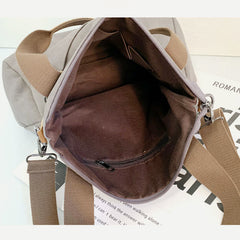 Vintage Leisure Tote Bag for Women – Canvas Crossbody Commuter Shoulder Bag