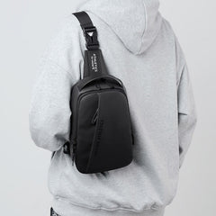 Waterproof Sling Bag for Men – Multi - Functional Chest Bag with USB Charging Port for Hiking, Cycling, and Travel - VOTVO