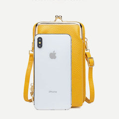 Women's Vegan Leather Crossbody Phone Purse with Card Slot | Stylish Shoulder Bag - VOTVO