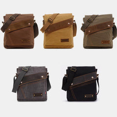 Large Capacity Retro Canvas Crossbody Bag for Women – Stylish & Practical Daily Tote - VOTVO
