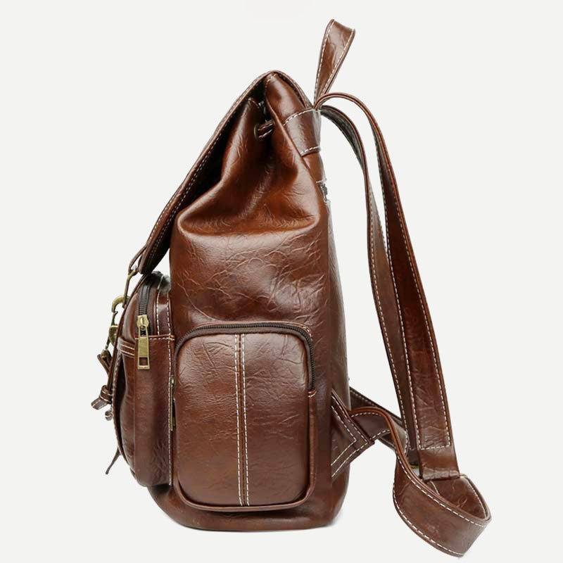 Vegan Leather Backpack for Women – Vintage Casual Daypack Purse for Ladies & Girls - VOTVO