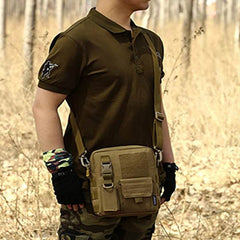Waterproof Casual Outdoor Messenger Bag for Men – Adjustable Strap, Zipper Closure - VOTVO
