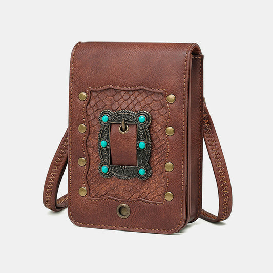 Vintage Mittelalter Gürteltasche Hüfttasche - Stylische Crossbody Handytasche für Damen