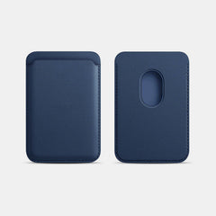 Portable Magnetic Suction Leather Card Holder Wallet for iPhone