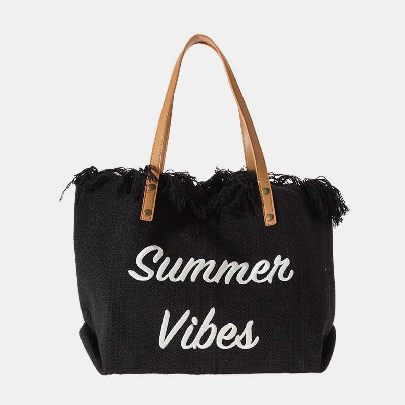 Bolso de lona - Bolso de hombro extragrande de verano