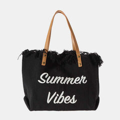Canvas-Einkaufstasche – extra große Sommer-Schulterhandtasche