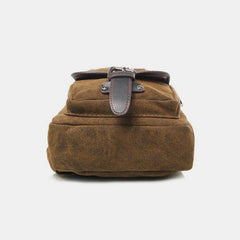 Sling Bag for Men – Lightweight Outdoor Sport Canvas Crossbody Backpack