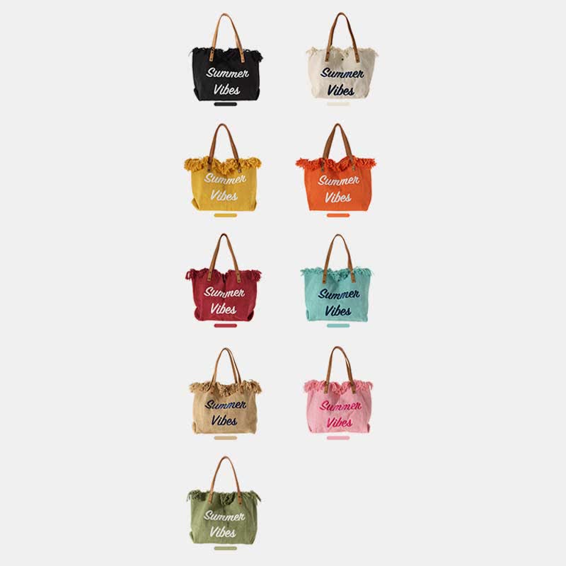 Bolso de lona - Bolso de hombro extragrande de verano
