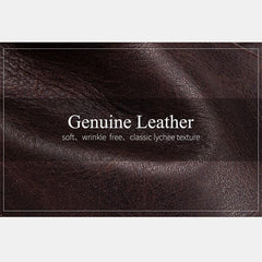 RFID Anti - theft Genuine Leather Multi - slot Bifold Wallet for Men - Stylish Business Wallet - VOTVO