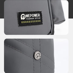 Klassische Reisetasche für Herren – Robustes Nylon, große Umhängetasche