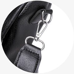 Women’s Leather Convertible Backpack Purse – Anti-Theft Travel Daypack & Shoulder Bag