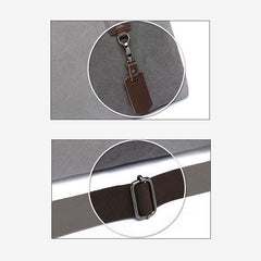 Triple Compartment Canvas Tote Handbag | Multifunction Casual Crossbody Shoulder Purse