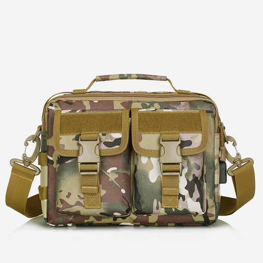 USB Charging Waterproof Large-Capacity Outdoor Messenger Bag – Nylon Crossbody Bag for Sports & Daily Use