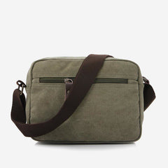 Retro Men’s Canvas Messenger Bag – Casual Crossbody Shoulder Purse