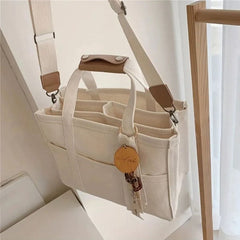 Praktische Tragetasche/Schultertasche aus Canvas für den Alltag