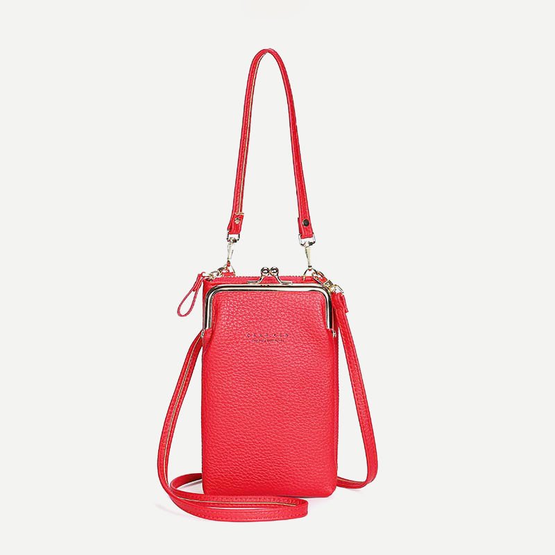 Women's Vegan Leather Crossbody Phone Purse with Card Slot | Stylish Shoulder Bag - VOTVO