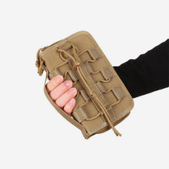 Lässige Nylon-Geldbörse mit großem Fassungsvermögen für Herren – Reißverschluss, mehrere Fächer