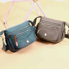 Women’s Minimalist Nylon Crossbody Bag – Water-Resistant Lightweight Daypack