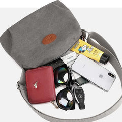 Lightweight Canvas Crossbody Bag for Women | Small Shoulder Purse - VOTVO