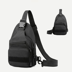 Sling Bag for Men – Canvas Casual Sports Large Chest Bag
