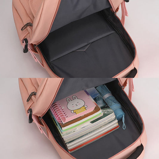 Waterproof Backpack for Women – Soft Breathable Fabric Casual Travel Bag