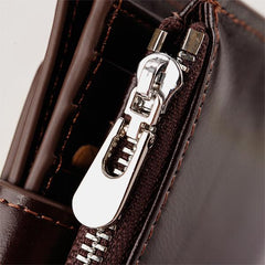 RFID Large Capacity Genuine Leather Multi - Card Wallet – Secure, Stylish, and Practical - VOTVO