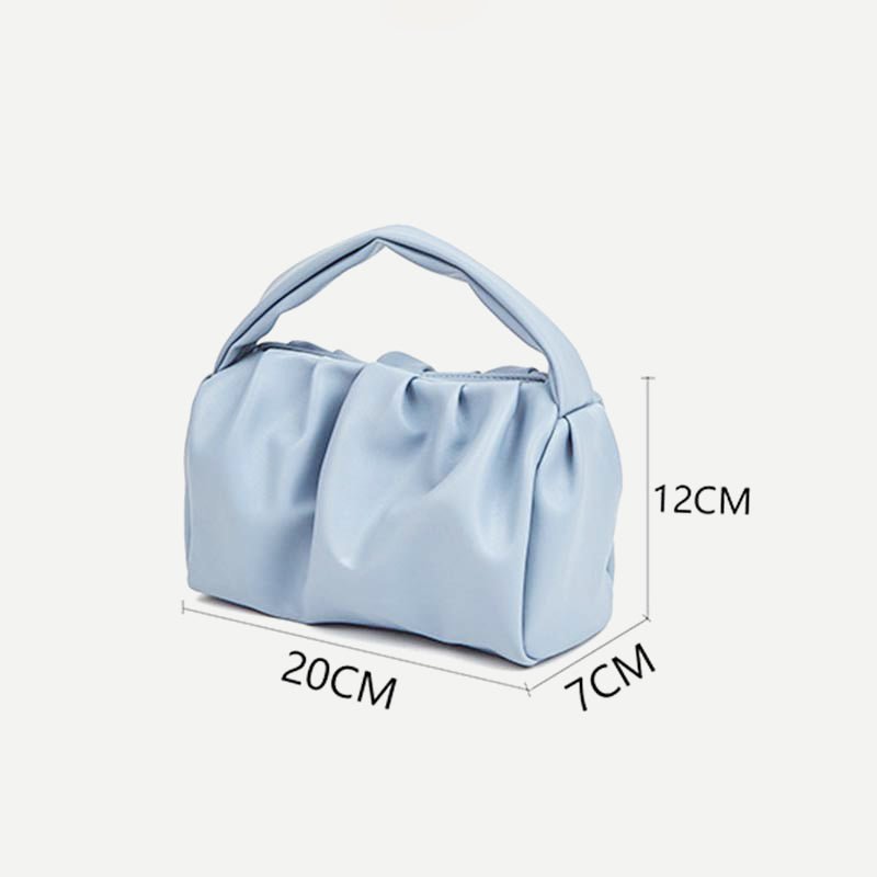 Soft PU Leather Dumpling Cloud Handbag – Women’s Top Handle Hobo Bag Clutch - VOTVO