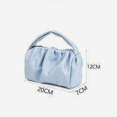 Soft PU Leather Dumpling Cloud Handbag – Women’s Top Handle Hobo Bag Clutch - VOTVO