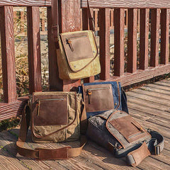Retro Casual Shoulder Bag: Classic and Creative Design in High Quality Canvas - VOTVO
