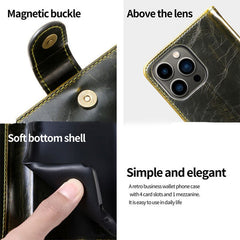 Wallet Case for iPhone - PU Leather Durable Phone Case with Card Slot - VOTVO