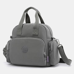 3 - Way Use Backpack with USB Charging Port – Versatile Nylon Travel & School Bag for Women - VOTVO