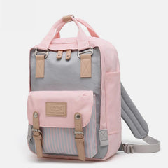 Large Capacity Vintage Laptop Backpack for Women – Multi-Pocket, Stylish & Durable for School & Travel
