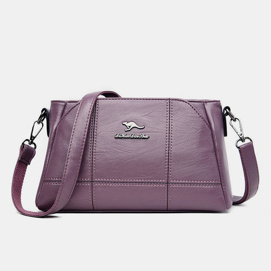 Umhängetasche für Damen – Schultertasche aus PU-Leder mit verstellbarem Riemen