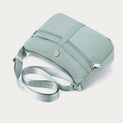 Solid Nylon Crossbody Bag for School & Travel – Simple & Stylish Purse