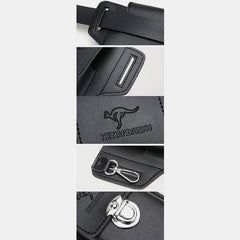 Leder-Handytasche für Gürtel, universelle Smartphone-Holster-Hüfttasche