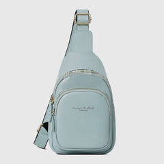 Sling Backpack Chest Bag for Women Small Leather Crossbody Bag - VOTVO
