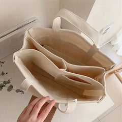 Praktische Tragetasche/Schultertasche aus Canvas für den Alltag