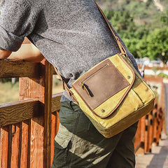 Lässige Retro-Umhängetasche: Klassisches und kreatives Design aus hochwertigem Canvas