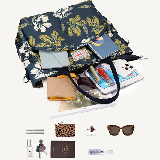 Top-Handle Bag for Women – Ethnic Flower Style Crossbody Handbag, Versatile & Stylish