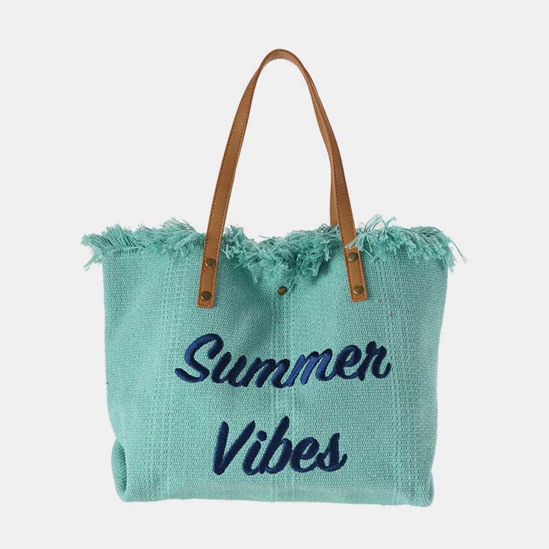 Bolso de lona - Bolso de hombro extragrande de verano