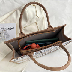 Large Capacity Canvas Tote for Women – Daily Commuter Handbag