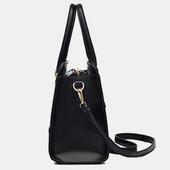 Vintage Damen-Schultertasche mit Henkel oben, Arbeitstasche, Schultertasche mit langem Riemen