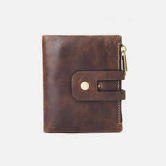 Multifunctional Double Zipper Vintage Wallet – Stylish and Practical - VOTVO