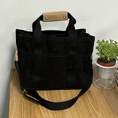 Praktische Tragetasche/Schultertasche aus Canvas für den Alltag