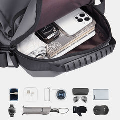Multifunctional Large-Capacity Waterproof Crossbody Bag – Lightweight & Durable