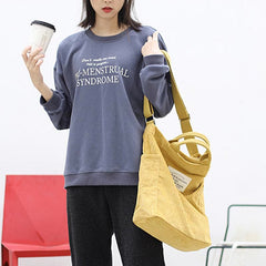 Tote Bag for Women - Retro Large Size Traveling Canvas Handbag