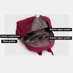 Multifunctional Waterproof Casual Sling Bag Backpack for Women