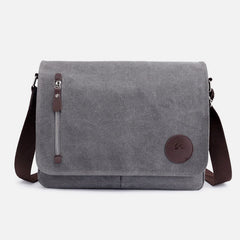 Canvas-Umhängetasche für Herren, Reisetasche, wasserabweisend, Umhängetasche