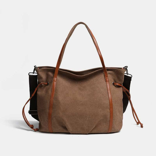 Lässige Hobo-Tasche im Vintage-Stil – Geräumige Schultertasche aus Canvas für den täglichen Gebrauch und Reisen