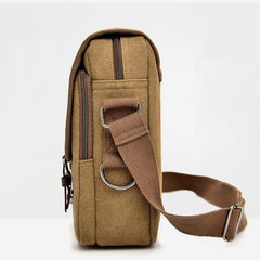 Retro Canvas Messenger Bag for Men – Crossbody Shoulder Bag for Business & Travel - VOTVO